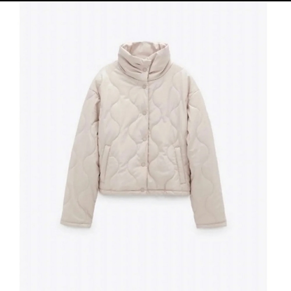 Zara faux leather buffer jacket - Picture 4 of 5